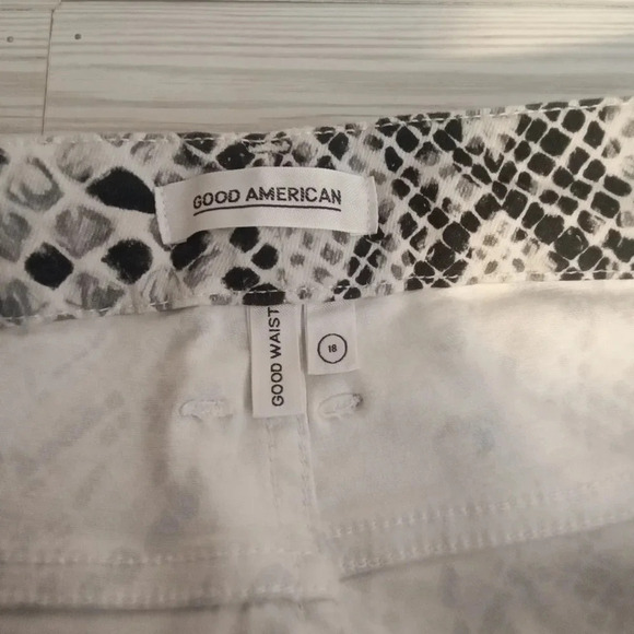 Good American good waist snake print women's 18 - Picture 6 of 9